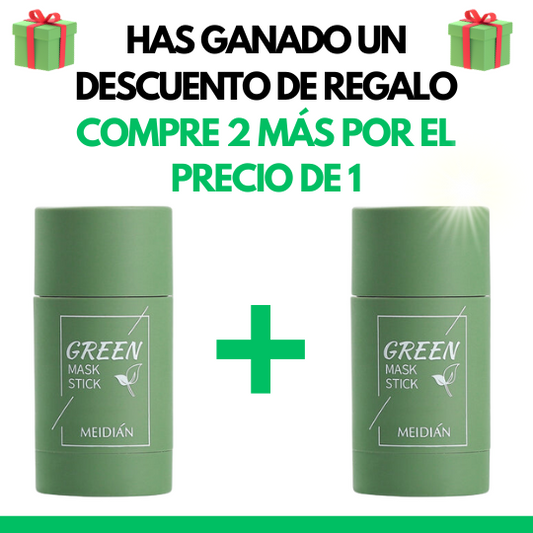 COMPRE 1 MAS VERDE Y RECIBA 2 MAS - GREEN MASK