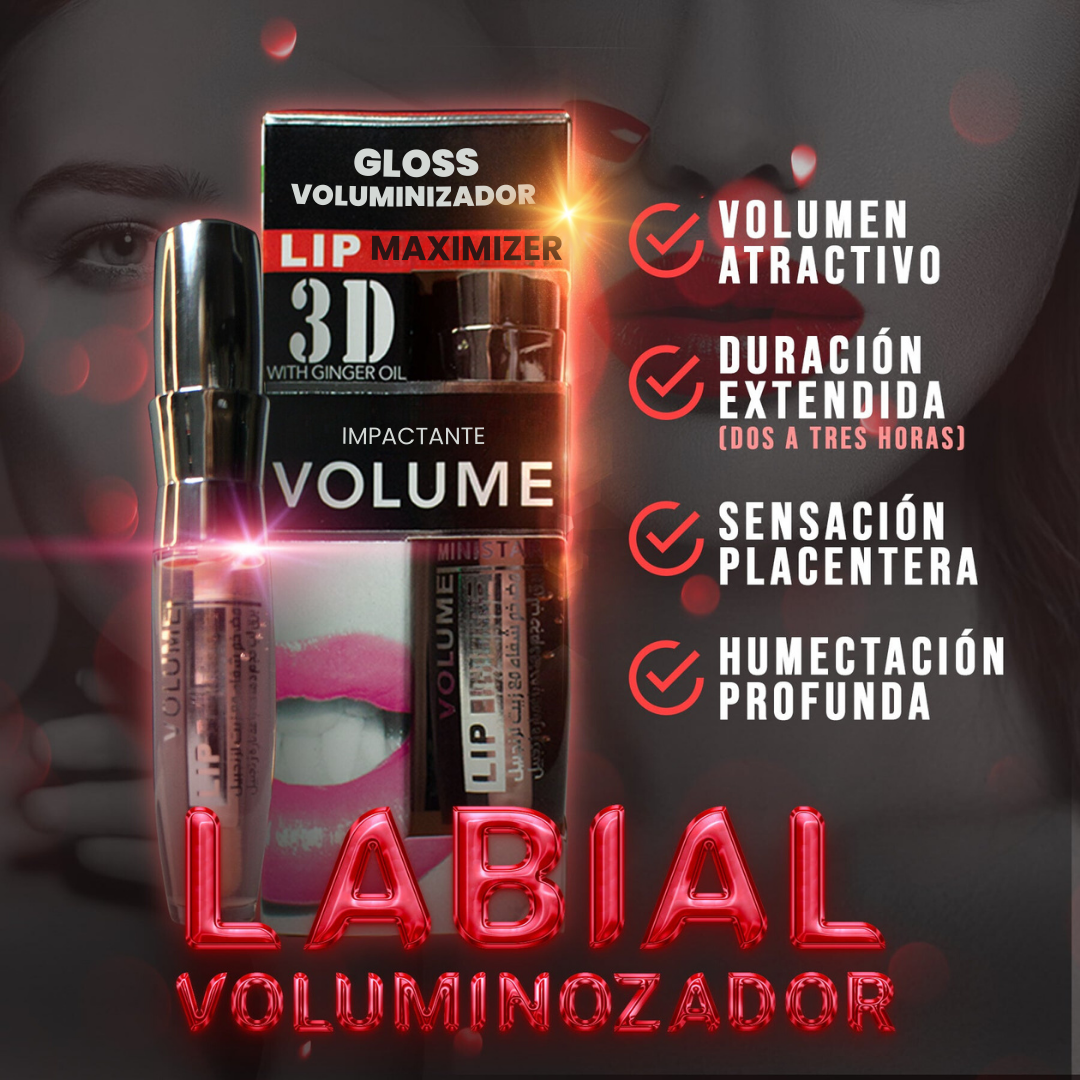 Lip Maximizer - Gloss Voluminizador e Hidratador de Labios (OFERTA 2x1)